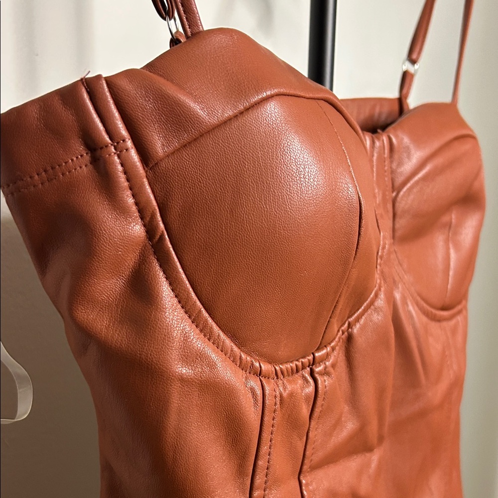 Shinestar Brown Mini Dress - Picture 12 of 13